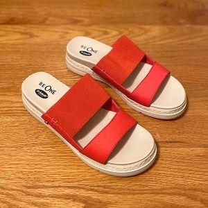 Dr. Scholl’s Fiery Red Blink Sandals - Size 6M